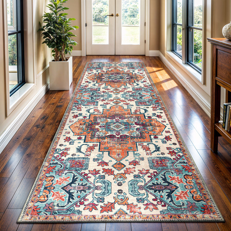Tapis Koressa avec envers antidérapant, Tapis de couloir 2 pi 2 po x 7 pi