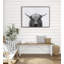 «Hey Dude Highland Cow BW» par The Creative Bunch Studio, reproduction d'art sur toile encadrée-1507395910-1580026856
