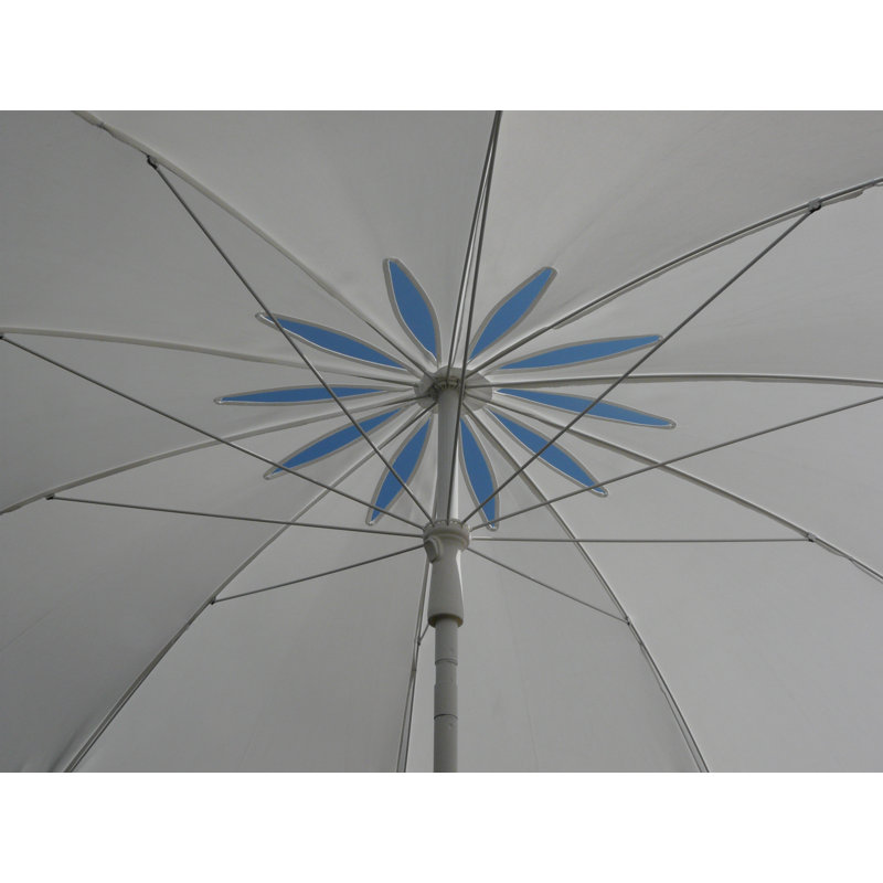 240cm Market Parasol, White