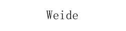 Weide logo