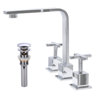 Muld Single-handle Bathroom Faucet with Drain Assembly