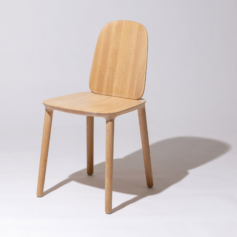 Kokoro Solid Wood Dining Chair, Oak Nature