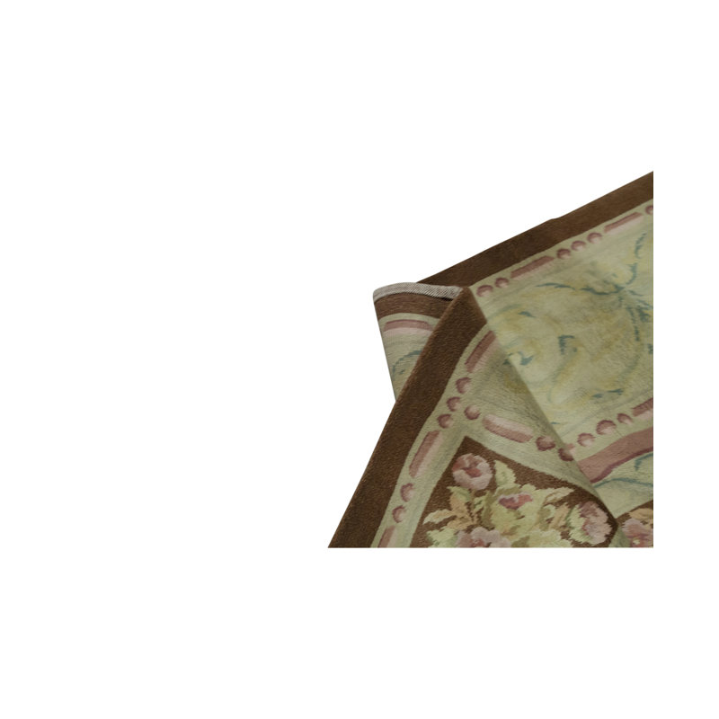 Savonnerie Wool Oriental Area Rug