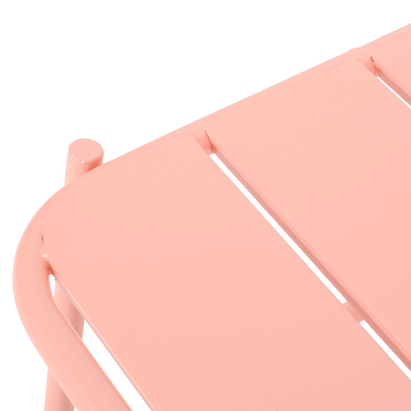 Table d'appoint moderne en métal Coral