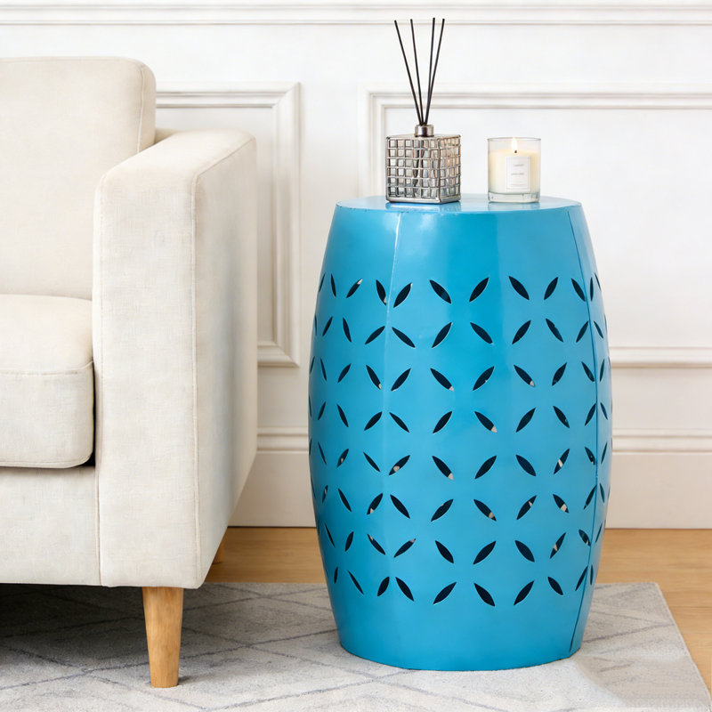 12" SIDE TABLE, Blue