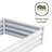 The Organic Garden Co. Hakea 4' x 3' x 1' Metal Galvanized Steel Rectangle Garden Bed Surfmist-2036022115-2036022114