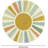 Boho Sun Circle Rug 4x4 Ft – Washable Non-slip Round Area Rug For Kids Room, Playroom & Bedroom, Colorful Rainbow Floor Carpet