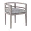 Chaise avec accoudoirs d'extérieur en teck Santa Barbara-70062087-110920481-70062088