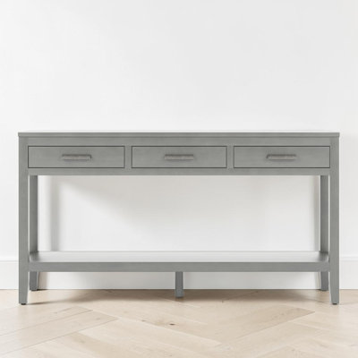Deerfin Console Table, 59.08'' Contemporary Console Table with 3 Drawers and 1 Shelf