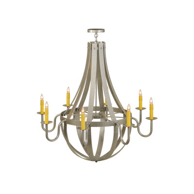 Lustre empire à 8 lumières de style bougie Melia-Teevan