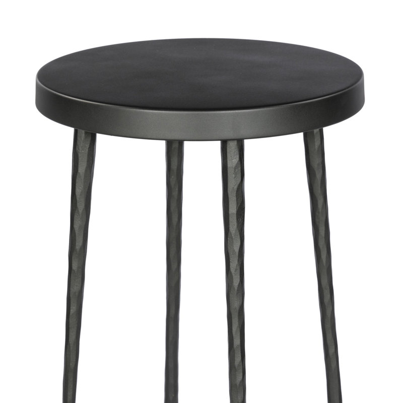 Westwood 26" Counter Stool, Hammered Gunmetal, Bar Stool (30" Seat Height)