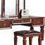 Ensemble de meuble-lavabo luxueux Majestic Classic couleur cerise avec tabouret 3 tiroirs de rangement 1 pièce-1341625826