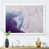Impression blanche sur toile encadrée
