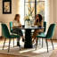 Velvet Modern Upholstered Dining Chair  -1335829241