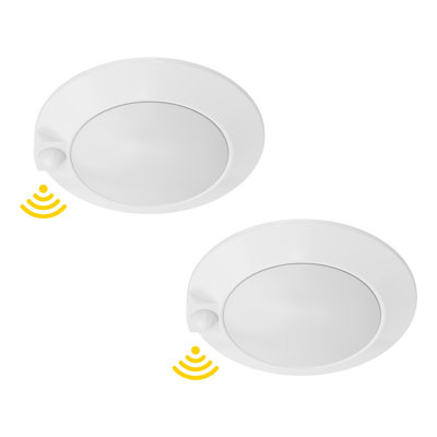 LED Flush Mount Disk light with motion sensor