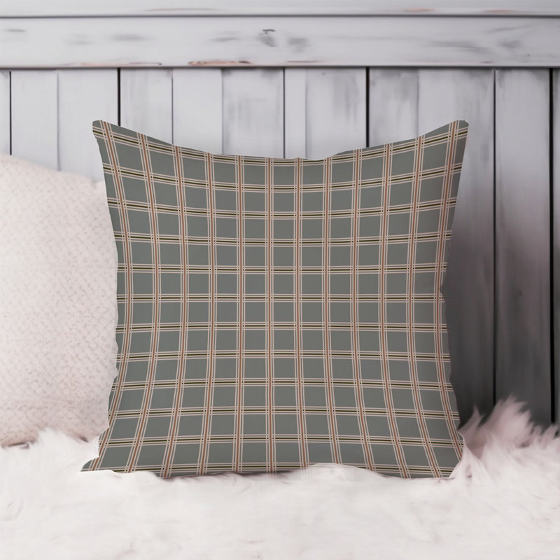Plaid VII Retro, 18" H x 18" W