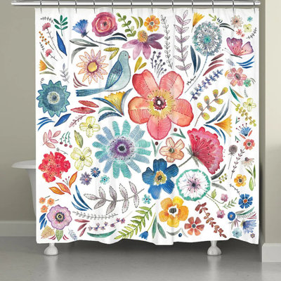 Rideau de douche Kincaid Floral Bling