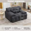 Fauteuil d'appoint surdimensionné et capitonné Kapedes-1228824086