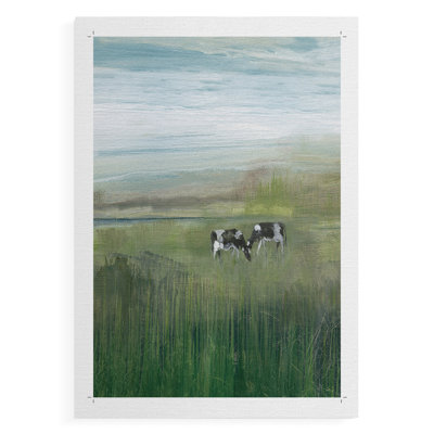 Out to Pasture I - Impression sur toile seulement - NON-CADRE