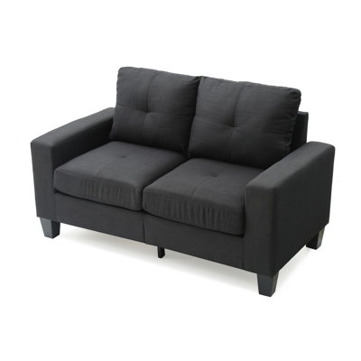 Causeuse modulaire Newbury, noir