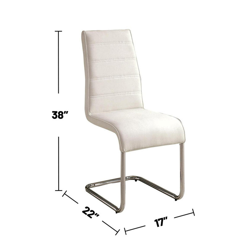 Chaises de salle à manger contemporaines, Blanc