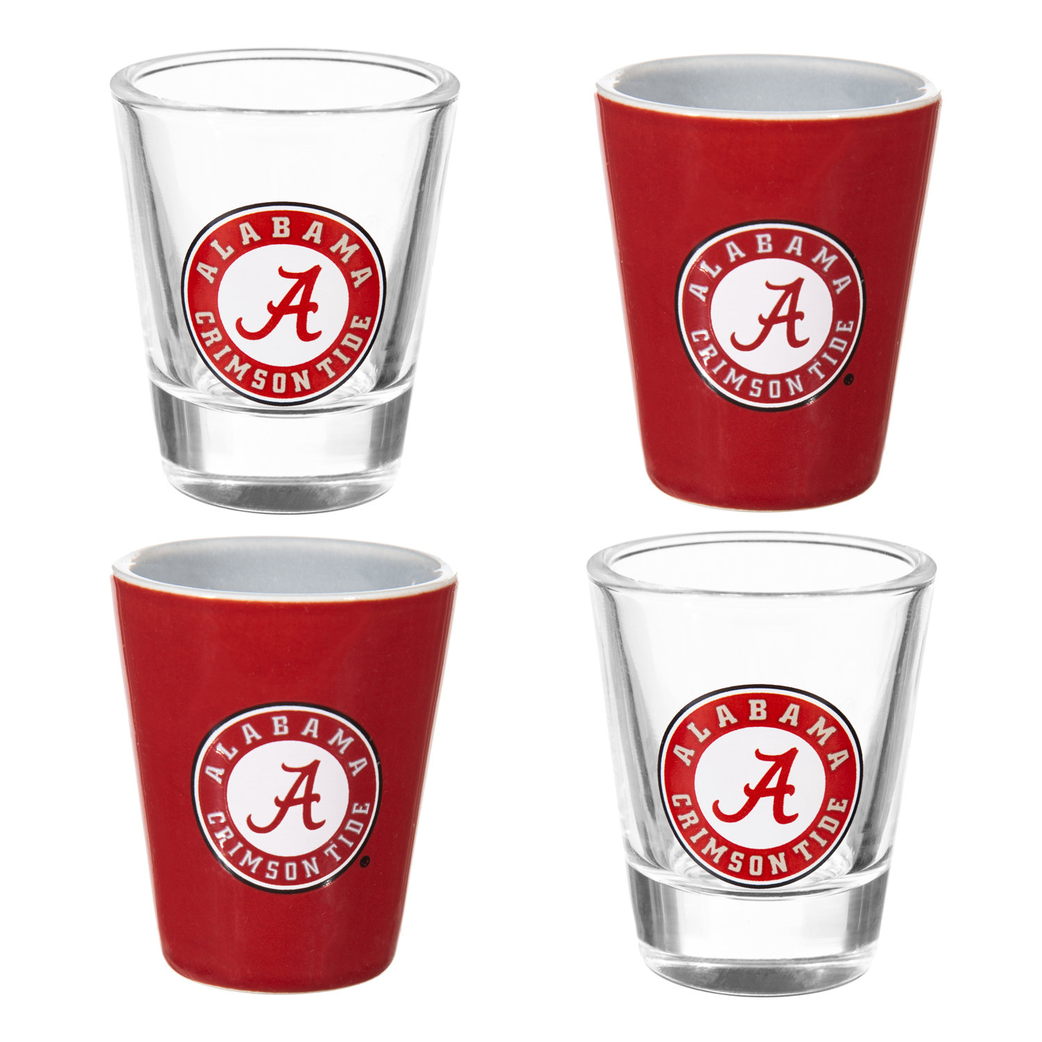 Alabama Cups, Shot Glasses, Alabama Crimson Tide Mugs, Tumblers