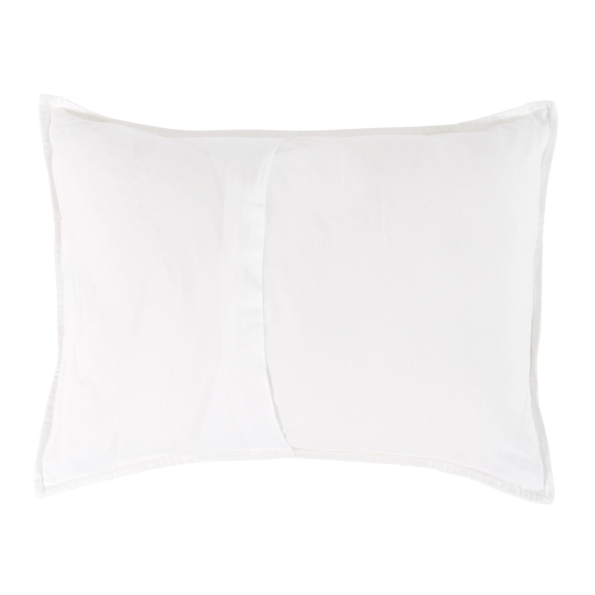 Daila Linen Blend Sham Set, White, Standard