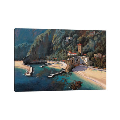 «South of Positano» par Maher Morcos - peinture sur toile tendue