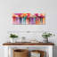 «Flowers Paint Drip» sur toile-1319065757