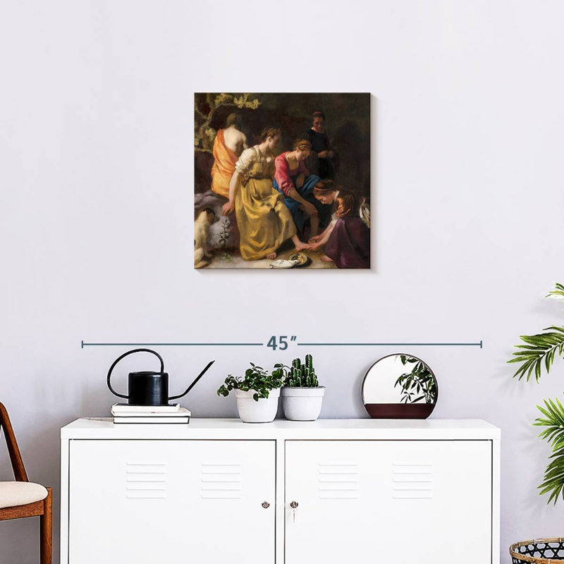 Leisha Diana et ses nymphes 1653-1654, H 20 po x l 20 po