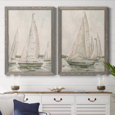 " Sail Scribble I " 2 - Pieces