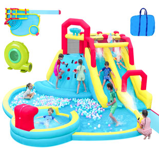 Glissoire gonflable 16 'x 18' avec soufflerie