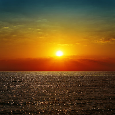 " Sunset Over Sea " by Mycola