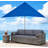79'' Wide Outdoor Wicker Patio Sofa With 2 Throw Pillows And Water-Repellent Zipper Covers