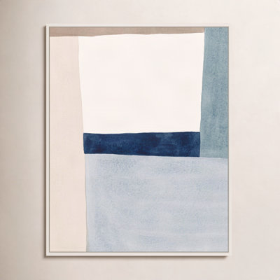 Composition in Blue 2 Print by Julia Balfour