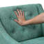 Chaise d'appoint moderne et base en contreplaqué - structure de coussins réversibles-558081945