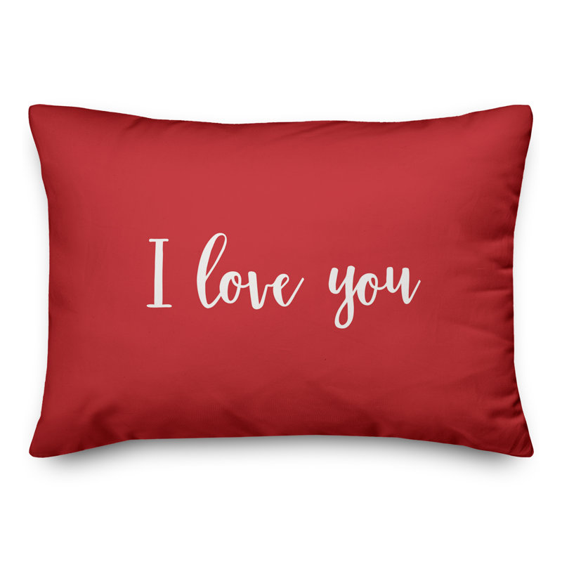 Throw Pillow, Red