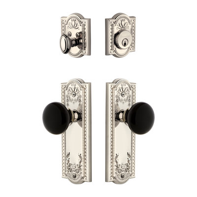 Complete Parthenon Entry Knob Set with Deadbolt