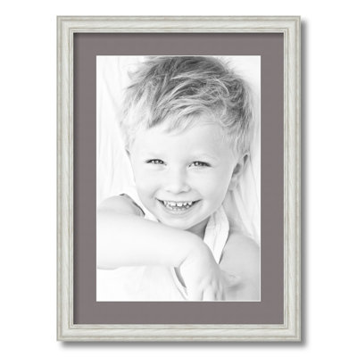 Wood Matte Picture Frame with Mat