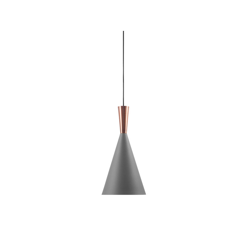 Raghul 1 - Light Cone Pendant, Copper, Grey