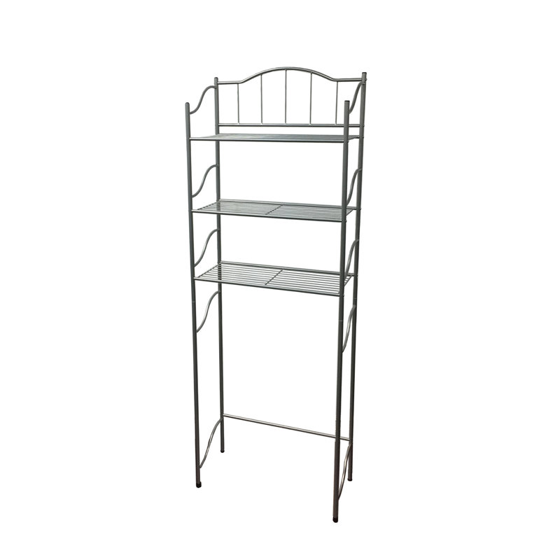 Rangement au-dessus de la toilette l 23,5 po x H 66 po Hoskinson, Argent