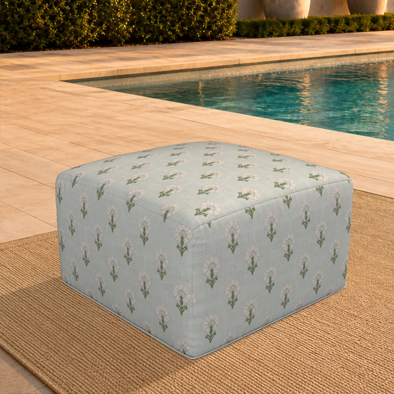 Repose-pieds Eliana Sunbrella, Sunbrella Mira Celeste