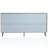 Champagne Silver 4 Door Server Cabinet - , Spacious, For Entryway Storage In Stable, Adjustable Shelves, Kitchen-1473586583