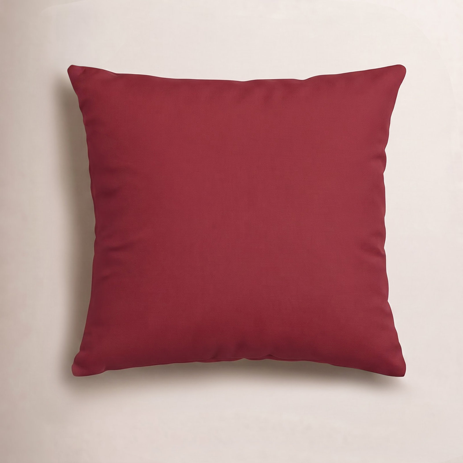 Sunbrella® Throw Pillow, 15"H x 15"W, Canvas Navy Sunbrella®