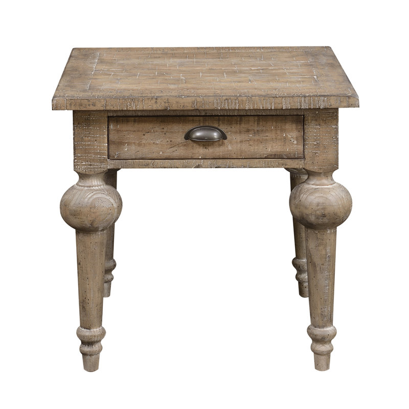 Table de bout carrée Taupe