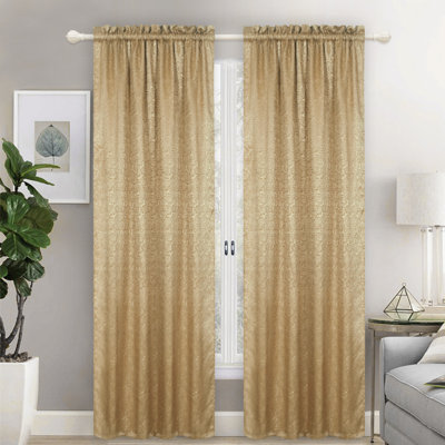 Afton Room Darkening Curtain Single Panel