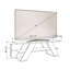 Meuble télé moderne, blanc antique, 47,2 po x 15,7 po x 15,8 po | 100% panneau de particules enduit de mélamine, épaisseur: 0,7 pouce | Capacité de charge de 33 lb | Design élégant pour le salon et les espaces de divertissement, élégant et fonctionnel-441634882