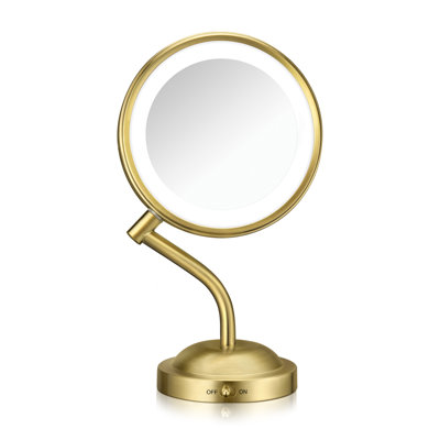 Round Freestanding Mirror