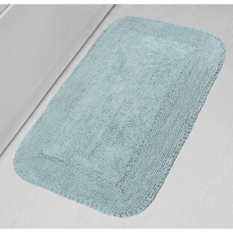 Maytham Bath Rug, Rectangle - 24" W x 40" L, Sky Blue