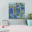  «Field View» par Cheryl Warrick, art mural sur toile, 12 po x 12 po